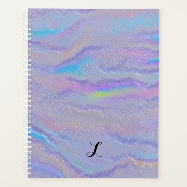 Mezmerizing Iridescent Stone Planner (Front)