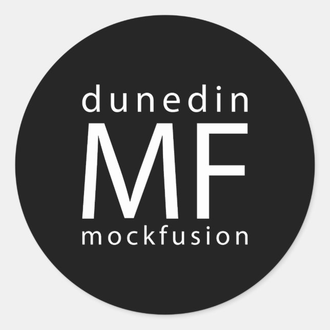 MF Sticker Black BG (Front)