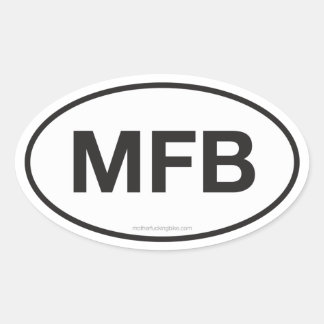 MFB heritage Oval Sticker