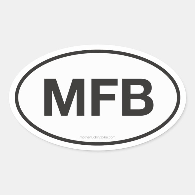 MFB heritage Oval Sticker (Front)