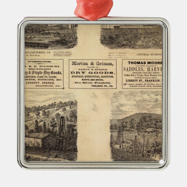 Mfg co, oil fields metal tree decoration (Front)