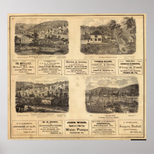 Mfg co, oil fields poster