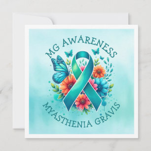 MG Awareness   Myasthenia Gravis Ribbon