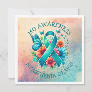 MG Awareness   Myasthenia Gravis Ribbon