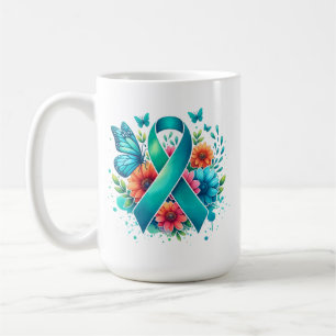 MG Awareness Myasthenia Gravis Warrior Ribbon Coffee Mug