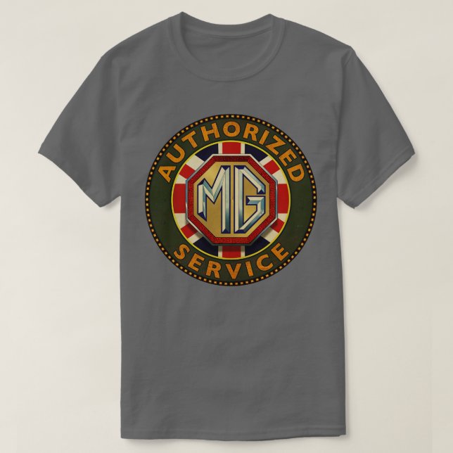 MG cars Service T-Shirt (Design Front)