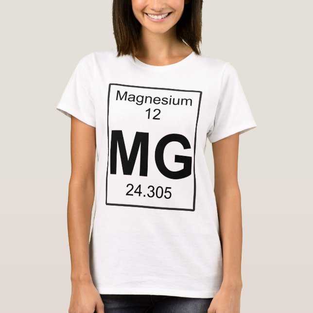 Mg - Magnesium T-Shirt (Front)