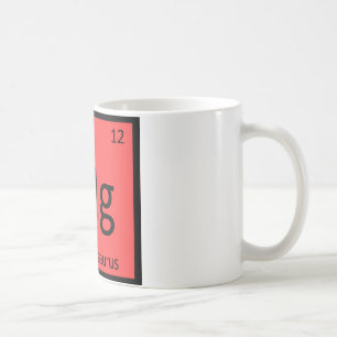 Mg - Megalosaurus Dinosaur Chemistry Symbol Coffee Mug