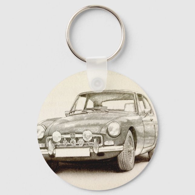 MG MGB MkII Key Ring (Front)