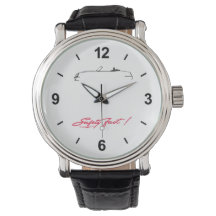 MG RV8 watch with leather