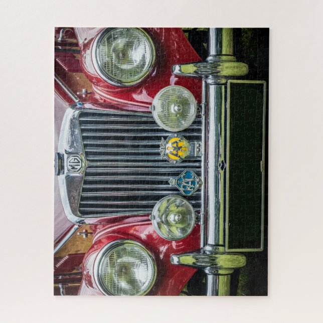 MG TF classic British sports car Jigsaw Puzzle (Vertical)