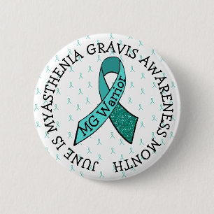 MG Warrior Awareness Ribbon Button