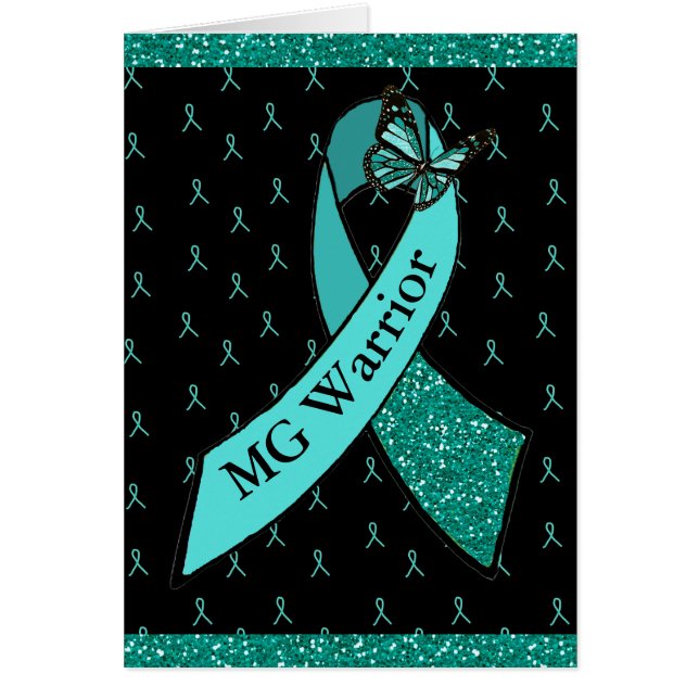 MG Warrior Greeting Gloss Card for Friend (Front)