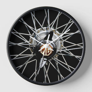 MG Wire Wheel Clock