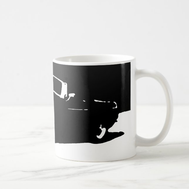 MGB, 1971 - Black on light mug (Right)