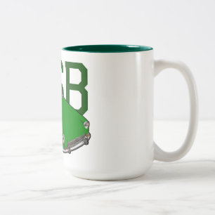 mgb green Two-Tone coffee mug