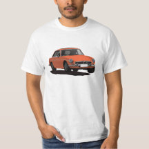 MGB GT V8 - orange - yellow - brown colors