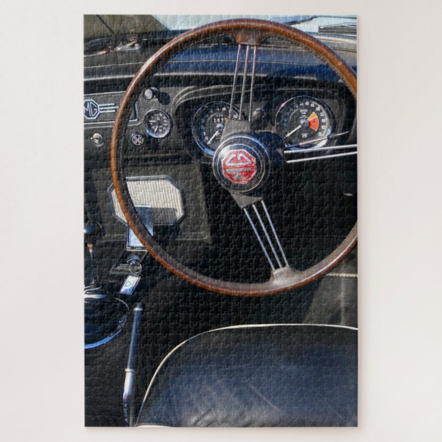 MGC Vintage British Sportscar. Jigsaw Puzzle (Vertical)