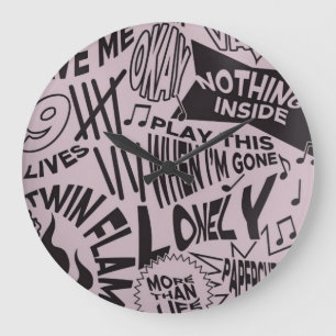 MGK Poster Large Clock