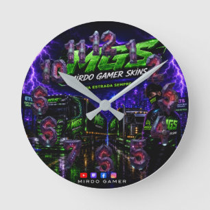 MGS watch Round Clock