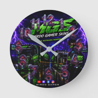 MGS watch Round Clock