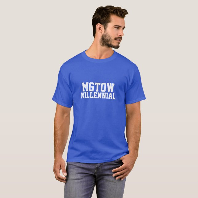 MGTOW Millennial T-Shirt (Front Full)