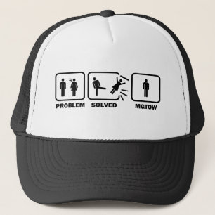 MGTOW Problem Solved Shirt Trucker Hat