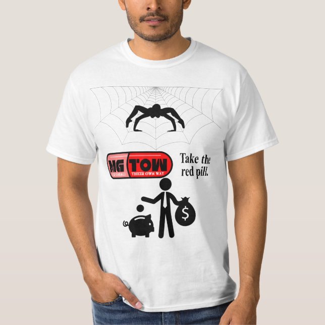 MGTOW - Take The Red Pill T-Shirt (Front)