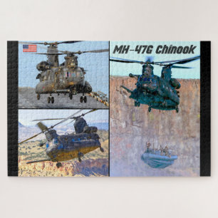 MH-47G CHINOOK (20x30 INCH) Jigsaw Puzzle