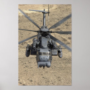 MH-53J Pave Low IIIE Helicopter Poster