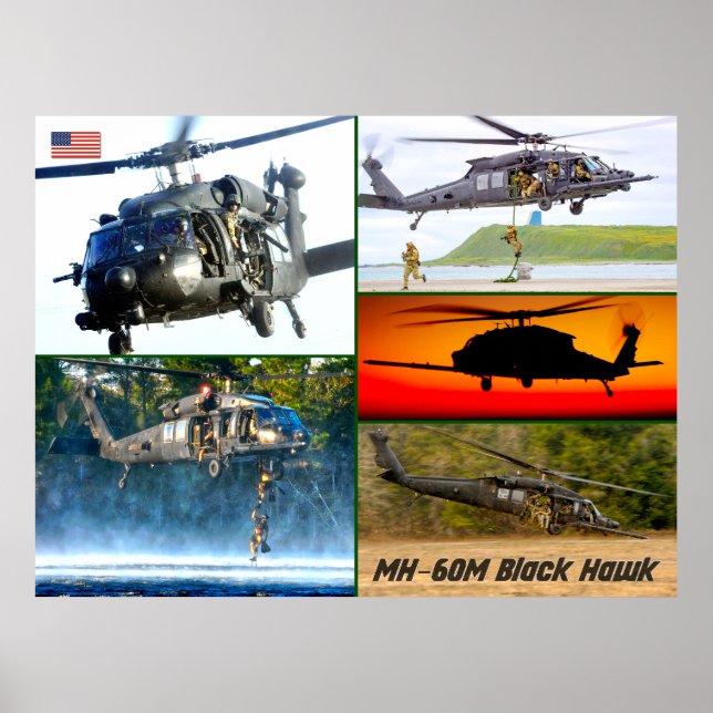 MH-60M BLACK HAWK POSTER (Front)