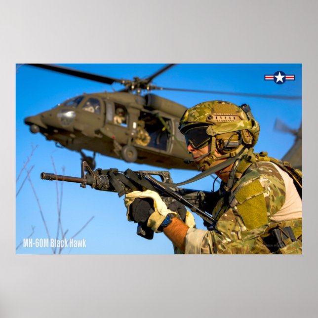 MH-60M BLACK HAWK POSTER (Front)