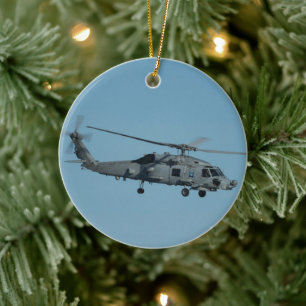 MH-60R Seahawk Ceramic Tree Decoration