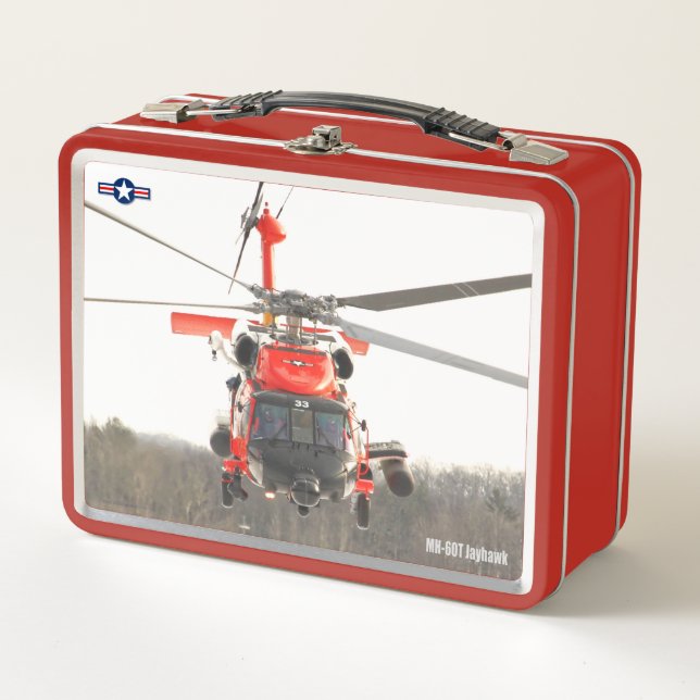MH-60T JAYHAWK METAL LUNCH BOX (Front)