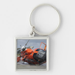 MH-65 Dolphin helicopter crashed at Arcata Airp Key Ring
