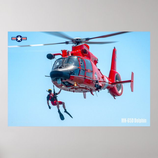 MH-65D DOLPHIN POSTER (Front)