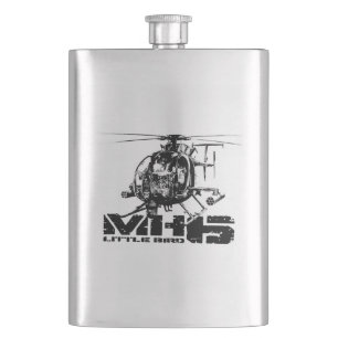 MH-6 Little Bird Hip Flasks