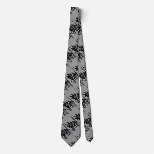 MH-6 Little Bird Tie (Front)