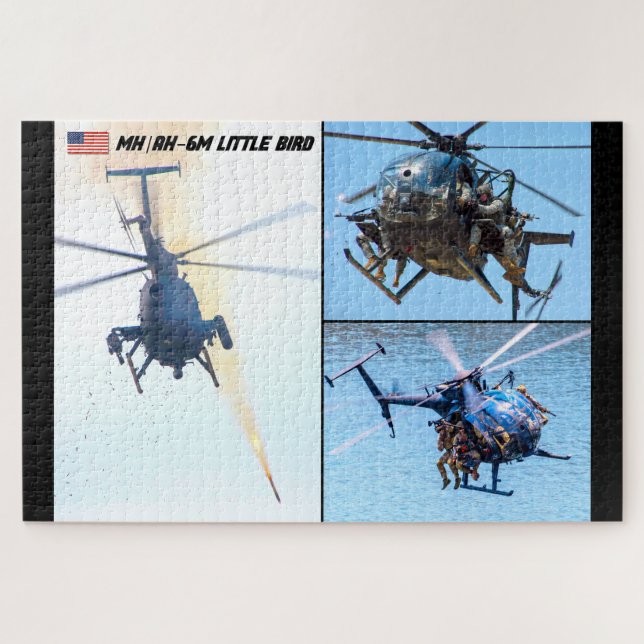 MH/AH-6M LITTLE BIRD (20x30 INCH) Jigsaw Puzzle (Horizontal)