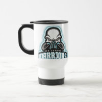 MH Gaming Warriors Mascot Logo Travel Mug