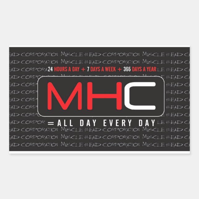 MHC 24-7-365 Stickers (Front)