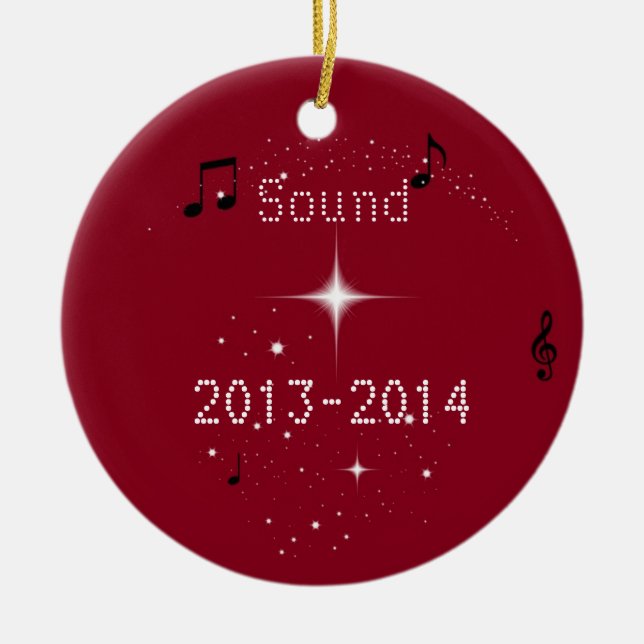 MHS Sound Ornament  Customise your own Show Chior (Front)