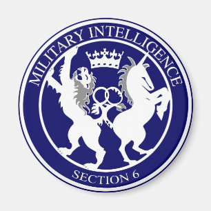 MI6 Logo Button Magnet