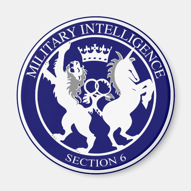 MI6 Logo Button Magnet (Front)