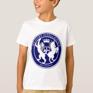 MI6 Logo Button T-Shirt