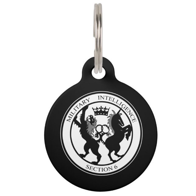 MI6 Logo Pet Tag (Front)