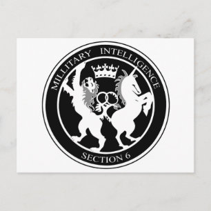 MI6 Logo Postcard