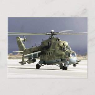 MI-24 Hind Postcard