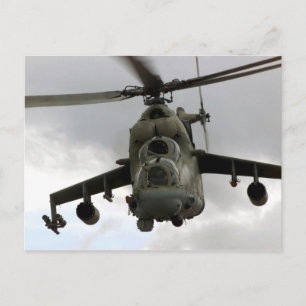 MI-24 Hind Postcard