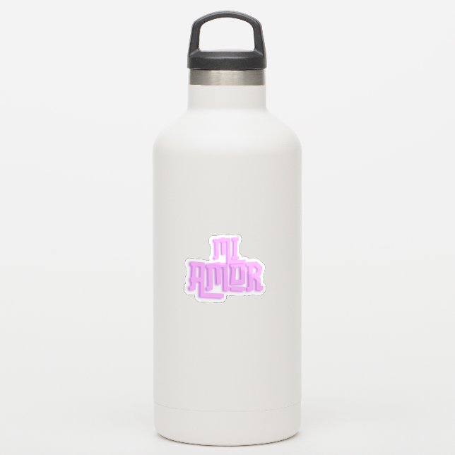 Mi Amor Pink (Waterbottle)